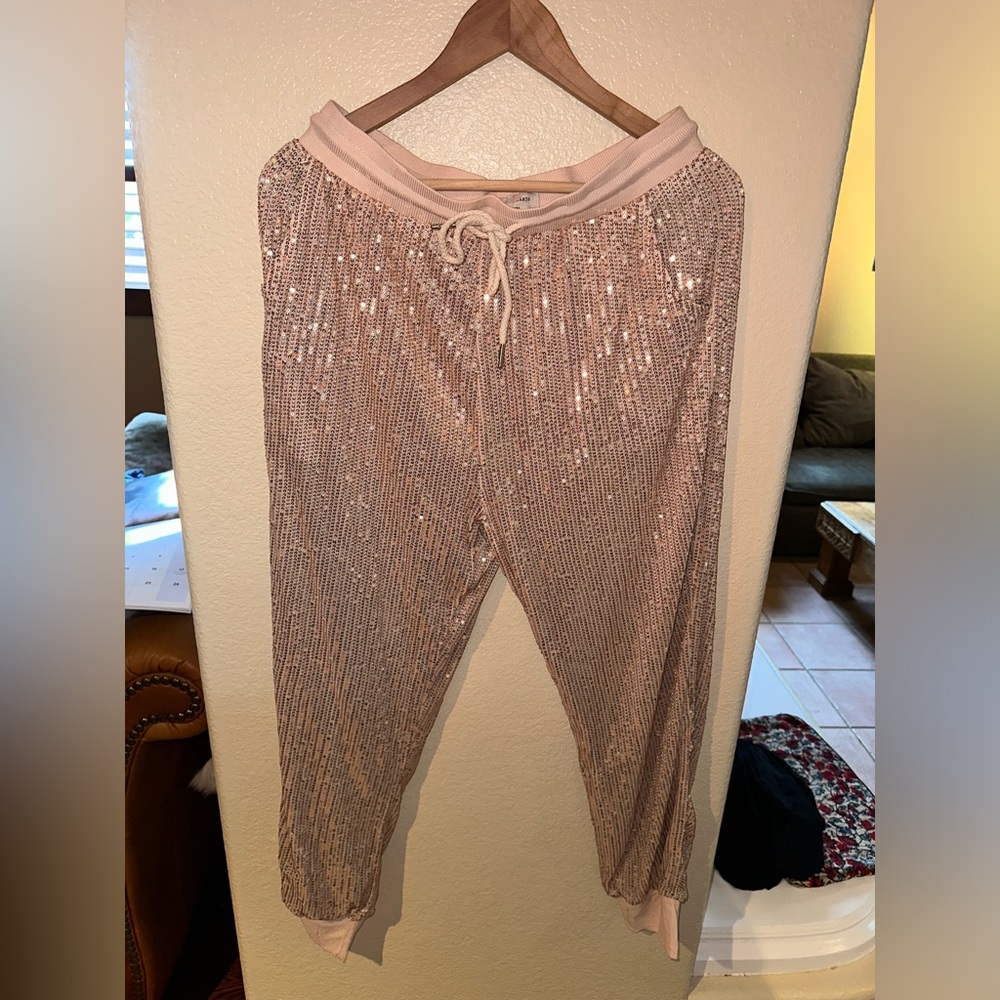 Saints & Hearts Sequin Joggers